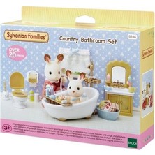 Milas Toptan mt 5286 Sylvanian Families, Banyo Seti, 20 Parça,+3 Yaş, Figürler Ayrı Satılır.