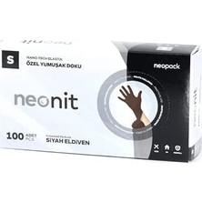 Happy Trend Plus Hibrit Siyah Eldiven Küçük (S) - 100 Adet