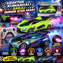 Milas Toptan mt 9016 Uzaktan Kumandalı Şarjlı Duman Atan Araba