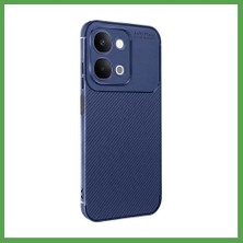 Bezos Vivo Y31D Auto Focus Karbon Kapak - Lacivert Mgc