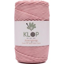 Happy Trend 2mm Polyester Makrome Ipi 230M 200GR Supla ve Çanta Ipliği (Pembe)