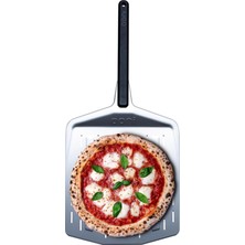 Happy Trend 35 Cm, Uzun Saplı Alüminyum Pizza Küreği, Pizza Itmek, Çevirmek ve Çıkarmak Için Pizza Aksesuarı