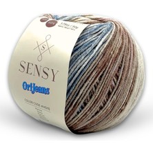 Happy Trend Orijeans Amigurumi Ipliği Punch Panç Baby Soft Cotton 50 gr Örgü Ipi (Deniz)