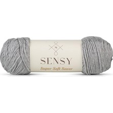Happy Trend Soft Saver El Örgü Ipi Hırka Kazak Ip Şal Bere Ipliği Ev Dekorasyon Ipi (Açık Gri)