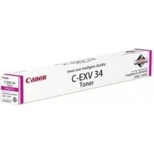 Canon C-EXV34M (3784B002AA) Kırmızı Orjinal Toner - IR-C2020 / IR-C2030