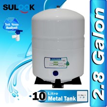 Happy Trend FLT20231308 Su Arıtma Deposu,su Arıtma Tankı (2.8 Galon) 10 Litre Metal Tank FLT20231308