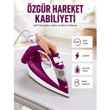 Milas Toptan mt 2200W Seramik Kaplama Estetik Tasarımı 360 Derece Dönebilir Kablosu Yeni Nesil