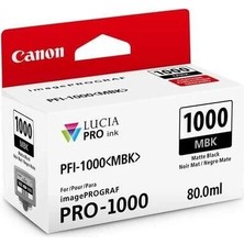 Canon PFI-1000MBK (0545C001) Mat Siyah Orjinal Kartuş - Ipf PRO-1000