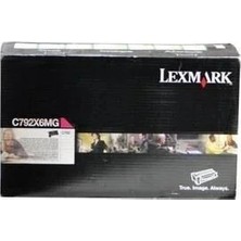 Lexmark C792X6MG Kırmızı Orjinal Toner Yüksek Kapasite - C792