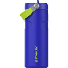 Happy Trend 1913 Flip Straw Içecek Şişesi, 0,47 L, Kobalt Açık Yeşil