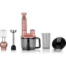 Happy Trend Chef Blend Mega Blender Set-Rosegold