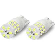 Happy Trend 2 Adet T10 LED 30 Ledli Seramik Gövde Park, Plaka, Iç Aydınlatma Beyaz