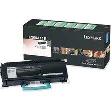 Lexmark E260A11E Siyah Lazer Toner - E260