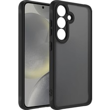 Happy Trend Samsung Galaxy S24 Plus Için Basic Serisi Yükseltilmiş Lens Çerçeveli Ultra Güçlü Darbeye Dayanıklı Yumuşak Silikon Mat Kılıf