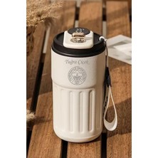 Happy Trend Sevgiliye Özel Sıcaklık Göstergeli Termos 400 ml Isme Özel Tek Ebat Siyah