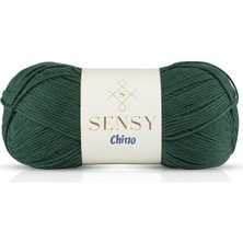 Happy Trend Chino Soft Cotton Iplik, Yumuşak Bebek Pamuk Iplik, Amigurumi Iplik, 3,5 Oz, 360 Yards (Orman Yeşili)