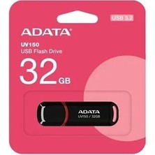 Adata UV150 32 GB Usb3.2 Gen1 Siyah Flash Bellek