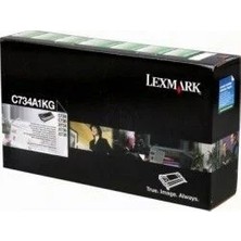 Lexmark C734A1KG Siyah Orjinal Toner - C734 / C736