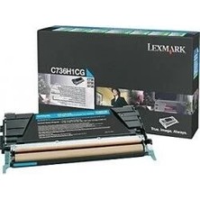 Lexmark C736H1CG Mavi Orjinal Toner - C736 / X736