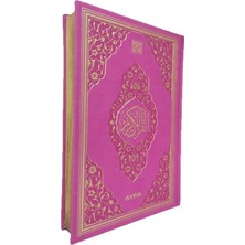 Ayfa Basın Yayın TRYLD057 -Pembe-Mühürlü Hafız Boy Kur'an-I Kerim Kenar Yaldızlı ve Termo Ciltli