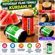 Milas Toptan mt Dörtgen Fotoğraf Filmi Şeklinde Kürdanlık Kürdan Tutucu Kutu