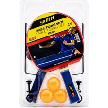 Milas Toptan mt Masa Tenisi Fileli Pinpon Raket Seti 2pcs Raket - 3pcs Top - 1pcs File - Ayak
