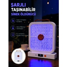 Milas Toptan mt Taşınabilir Şarjlı Sivrisinek Öldürücü 365NM Uv Işıklı Beyaz Model