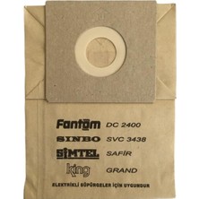 X-Bag Fantom Ss 2400 Sessiz Süpürge Toz Torbası 20 Adet / A Kalite