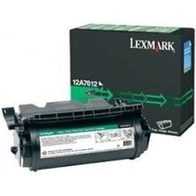 Lexmark 12A7612 Siyah Orjinal Toner Yüksek Kapasite  - T630 / T632