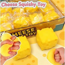 İsmega Peynir Squishy Cheese Squishy Sukuşi Skuşi Peynir Sıkma Oyuncağı Stres Azaltma Slow Rising 1 Adet