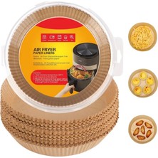 Die Grup 100 Parça Airfryer Kağıdı Tek Kullanımlık Temiz Pişirme Kağıdı