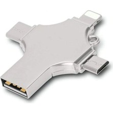 Die Grup Otg 4in1 Cep Telefonu Çok Fonksiyonlu USB Flash Bellek 64 GB Type-C, Micro Sd ve Kart Okuyucu