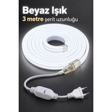 Die Grup Şerit Aydınlatma 3 Metre Beyaz Gövdeli Kablolu Model
