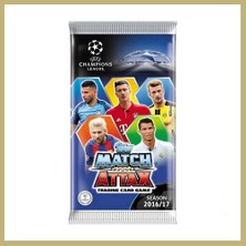 Bezos Uefa Şampiyonlar Ligi 16/17 Match Attax Futbolcu Kartları - ( 1 Paket Fiyatıdır ) Za
