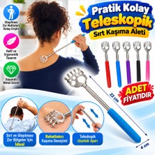 Efnaz Style Pratik Kolay Teleskopik Metal Sırt Kaşıma Kaşağı Aleti Aparatı(Adet Fiyatıdır)