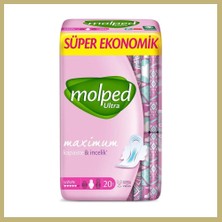 Molped Ultra Anatomik Uzun Ped Süper Eko 20 Adet Za