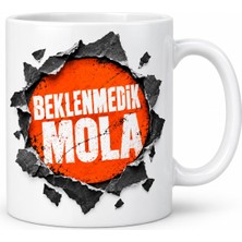Twin Store Beklenmedik Mola Tasarımlı Porselen Kupa - Model 680 Bzstwın