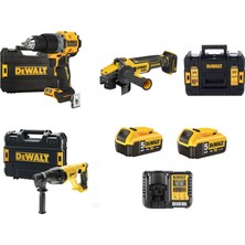 Dewalt DCD800NT+ DCG407NT+ DCH133NT+ 3 Makineli 2 Akülü Set