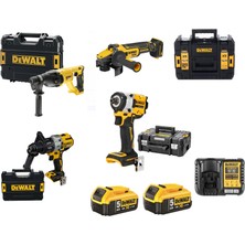 Dewalt DCD1007NT+ DCG407NT+ DCH133NT+ DCF922NT 4 Makineli 4 Akülü Set