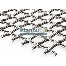 İstanbul Çit Metal Istanbul Çit Metal 304 Paslanmaz Kafes Teli 15X15 mm Göz 1,50 mm Tel 1X20 Metre Rulo