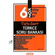 Kurmay Okul Koz 6 Tatlı Sert Türkçe Soru Bankası
