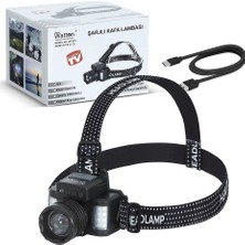 Meks Sensörlü Cree Tg LED  Şarjlı Kafa Lambası  WT-625