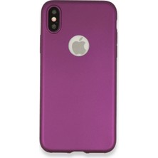 Efnaz Style Apple iPhone x Kılıf First Silikon - Mürdüm