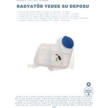 Yerli Passat Audi A4 A6 Radyatör Yedek Su Deposu 8D0121403L