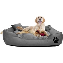 Die Grup Tr Yıkanabilir Büyük Irk Köpek Yatağı Minder 90X70CM Mor