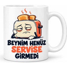 Twin Store Uyanış Servisi Tasarımlı Porselen Kupa - Model 760 Bzstwın