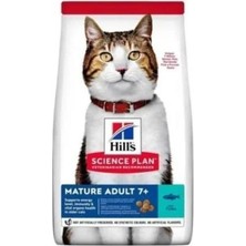 Hill's Mature Adult +7 Ton Balıklı Yaşlı Kedi Maması 1,5 (Açık)