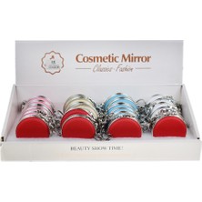Cosmetic Mirror Cosmetıc Mırror Tombul Anahtarlık Ayna K-859 24'lü Paket