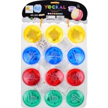 Duman Oyuncak Kartelada Işıklı Yo-Yo 229-22 12'li Paket