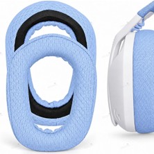 Alazpay Logitech G435 G335 Uyumlu Yedek Kulaklık Pedi Süngeri Nefes Alabilen File Kumaş 1 (Çift)